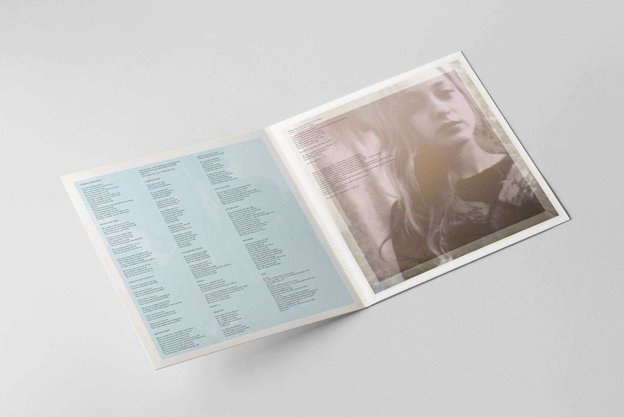 Russian Red Fuerteventura vinyl, design by Diego Delgado