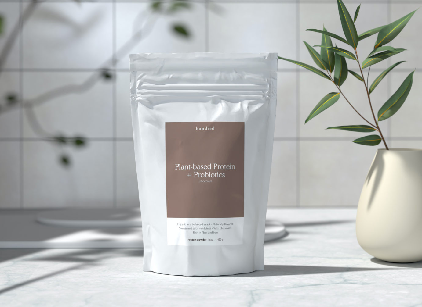 Plat-based Protein plus probiotics